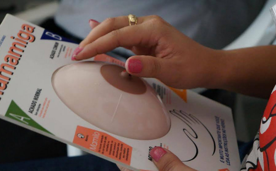 Por meio de oficina a atividade também abordará o autoexame da mama.