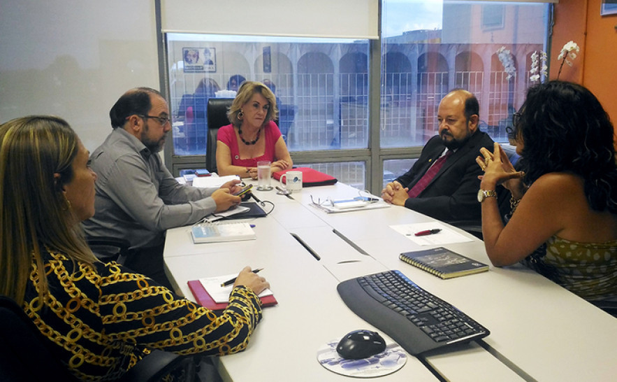 Reunião na Secretaria de Gestão Estratégica e Participativa 
