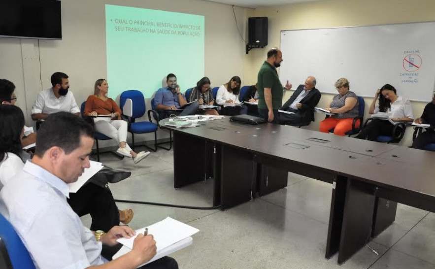 Equipe da Sesau esteve reunida neste sábado trabalhando em processos para melhorar a gestão