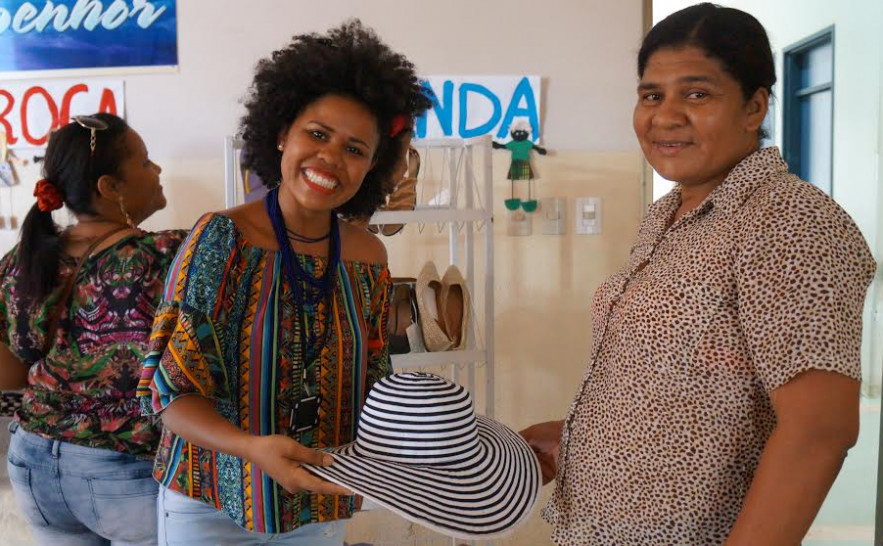 A Troca Solidária foi outra ação realizada dentro da programação da Semana de Humanização
