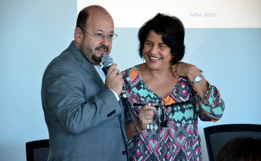 Secretário Marcos Musafir agradeceu disponibilidade da pesquisadora Glória Teixeira em compartilhar seu conhecimento com técnicos do Tocantins