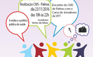 Encontro do Conselho Municipal de Saúde e o curso de jornalismo UFT