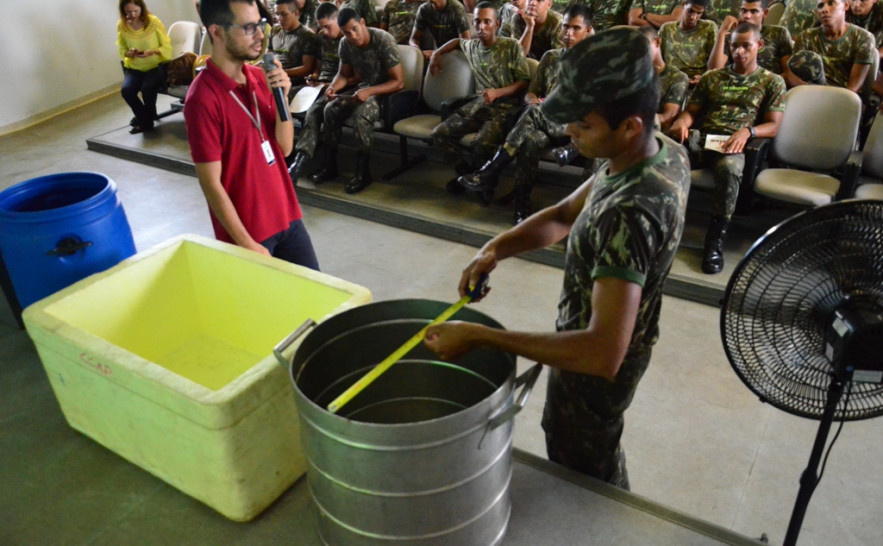 Militares do Exercito já receberam treinamento para Ação Contra o Aedes 