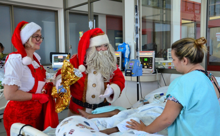 A magia do Natal chegou também para pacientes e acompanhantes do HGP - Valdo França.JPG