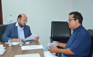 Secretário Musafir recebe presidente do Instituto Paulo Ricardo, de Colinas