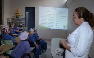 Hospital Geral de Palmas realiza oficina de gerenciamento de resíduos a equipes de enfermagem