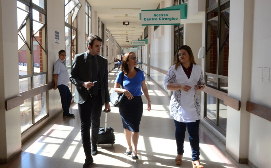 Diretora de ONG internacional visita HGP  e propõe parceria