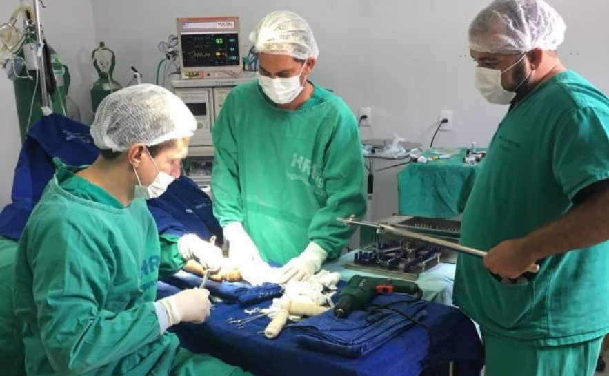 Mutirão de cirurgias ortopédicas realizado nesta segunda, 16, no Hospital Regional de Augustinópolis