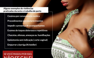 Saúde realiza 1ª Marcha de Conscientização Sobre Violência Obstétrica