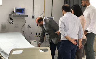 Estado vistoria instalação de leitos da UTI Pediátrica em Araguaína