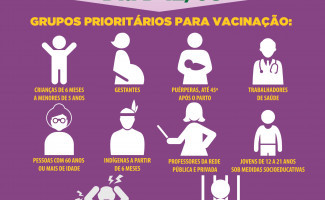20ª Campanha Nacional de Vacinação contra a Influenza começa na próxima segunda-feira, 23