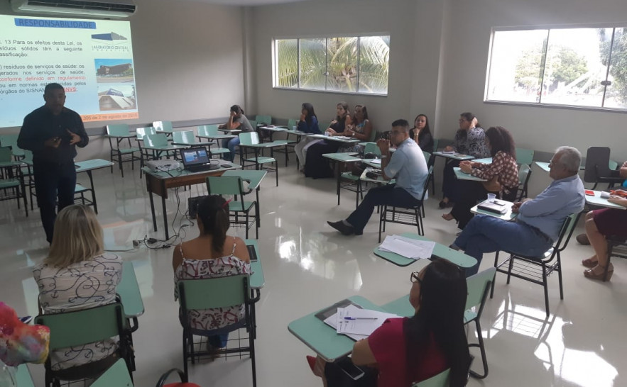 Saúde capacita servidores e gestores da região norte no gerenciamento de resíduos hospitalares 