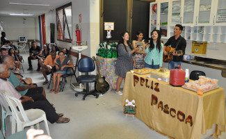 Pacientes da Nefrologia do HGP celebram a Páscoa