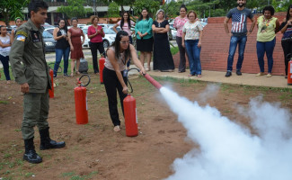Secretaria de Estado da Saúde realiza curso de brigada de incêndio com servidores