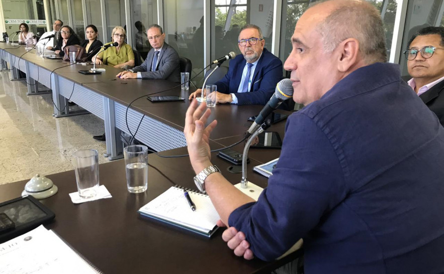Edgar Tollini apresentou as diretrizes da nova gestão ao CRM-TO 