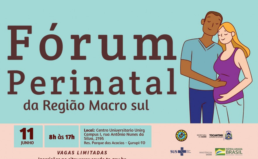 Fórum Perinatal será realizado em Gurupi e atenderá toda região macro sul