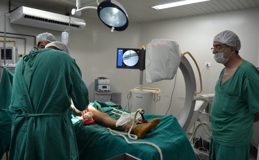 A descentralização dos atendimentos de Saúde no Estado colaboram para a realização de ações como o mutirão de cirurgias ortopédicas no HGP