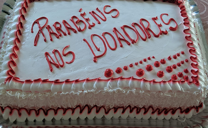 No dia 25 em que é celebrado o Dia Nacional dos Doadores Voluntários de Sangue houve um café da manhã