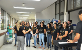 Músicas encantam pacientes e servidores do HGP