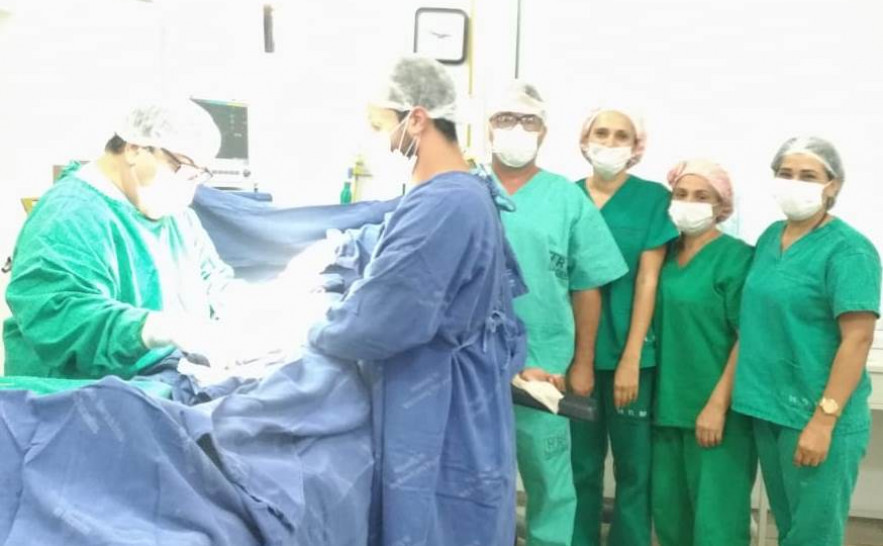 No total foram realizadas 14 cirurgias na especialidade de ginecologia