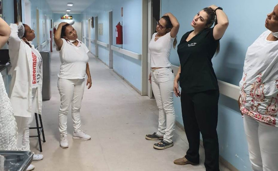 Atividades fazem parte da rotina da unidade hospitalar