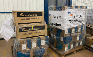Saúde recebe doação de duas toneladas de equipamentos de proteção individual