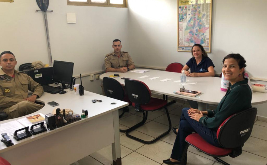 HGP e Corpo de Bombeiros se reuniram para discutir a realização de treinamento  dos militares da corporação