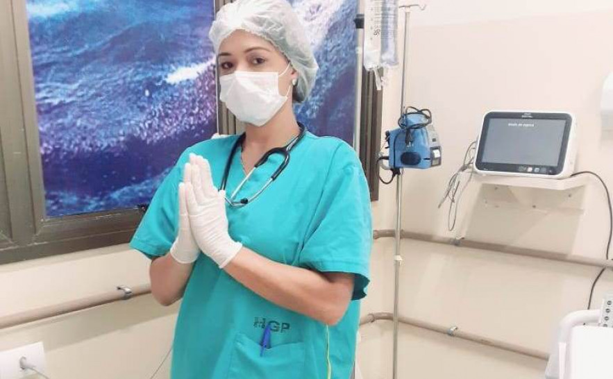 Renata é uma dos profissionais de enfermagem fazem a diferença na assistência aos pacientes além da atuação no enfrentamento à Covid -19