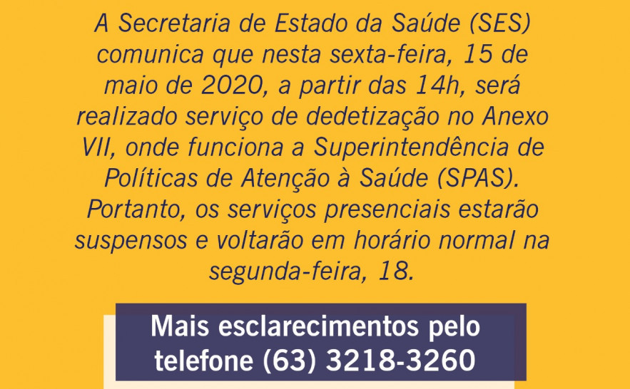 Atendimento será normalizado na próxima segunda-feira