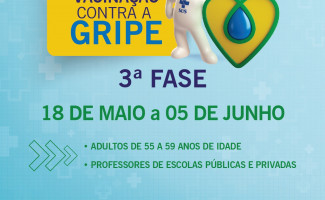 Última fase da campanha de vacinação contra Influenza começa nesta segunda-feira, 18