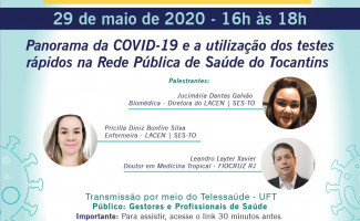 Secretaria de Estado da Saúde realizará webconferência sobre panorama da Covid-19 