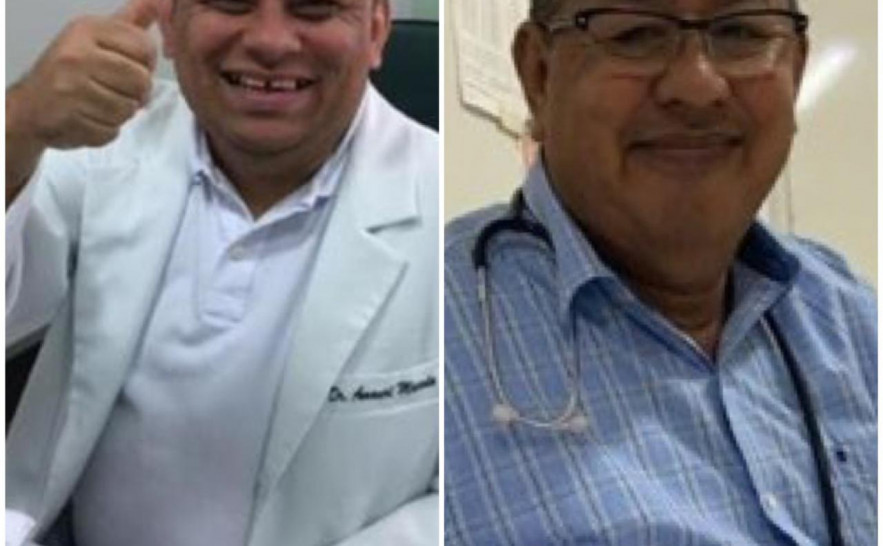 José Amauri de Sousa(esquerda) e Augusto Aponte Rivero(direita), eram médicos atuantes em unidades hospitalares do Estado.