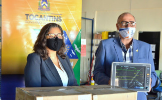 Governo recebe doação de equipamentos da BRK para enfrentamento da Covid-19