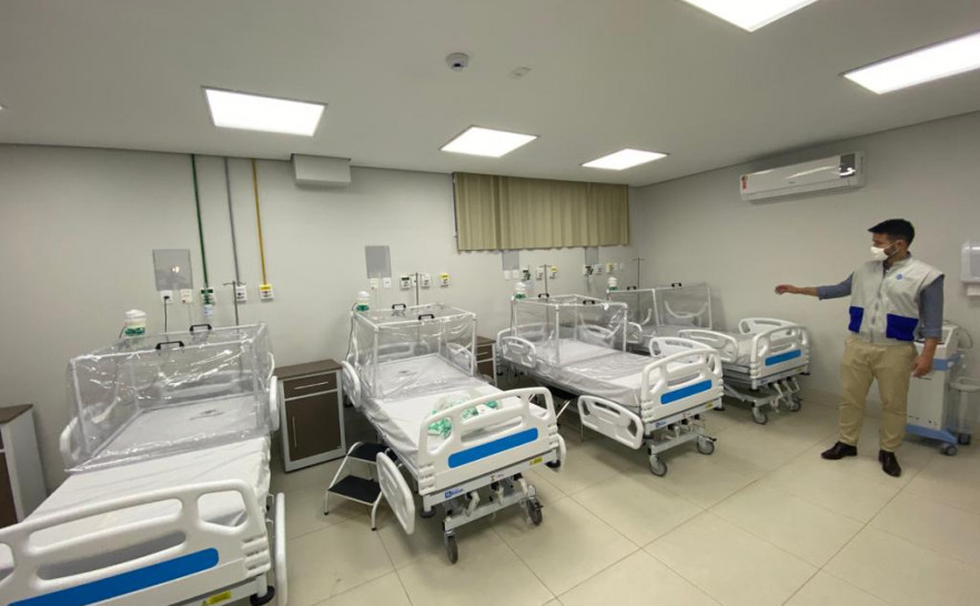 Hospital conta com 60 leitos clínicos e 10 de UTI