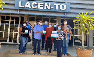 Lacen recebe doações de testes de extração do município de Santa Fé do Araguaia