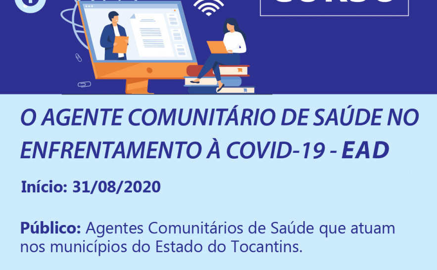 Objetivo do curso é contribuir na atuação do Agente Comunitário de Saúde dos 139 municípios tocantinenses.