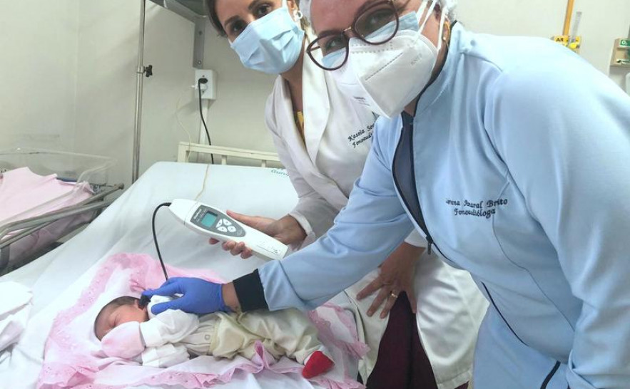 Teste da orelhinha foi implantado nesta semana