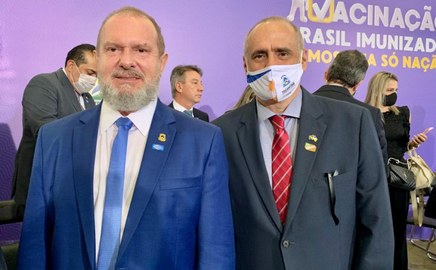 Governador do Tocantins acompanha lançamento do Plano Nacional de Imunização contra a Covid-19