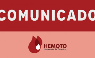 Hemocentro de Porto Nacional ficará com coletas suspensas durante o mês janeiro