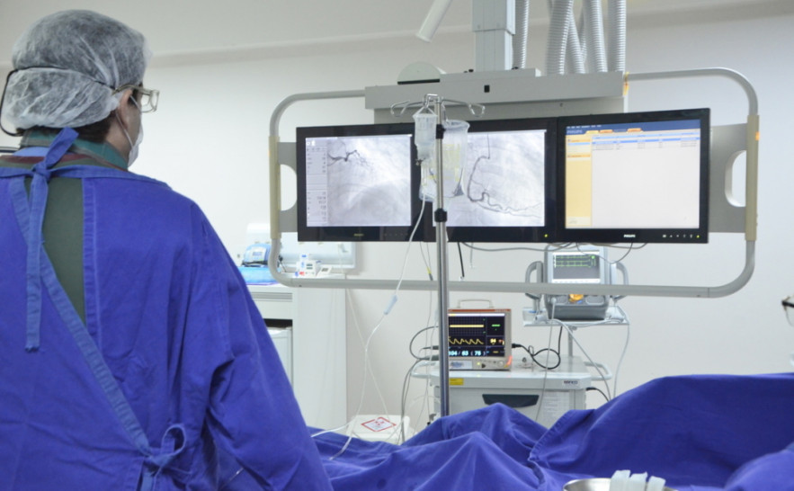 O serviço de Hemodinâmica do HGP conta com uma equipe qualificada em procedimentos de alta complexidade.