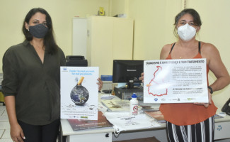 Materiais socioeducativos são distribuídos no Programa Nacional de Combate ao Tabagismo