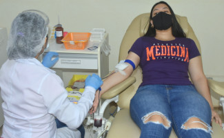 Parceria entre hemocentro e ITPAC fomenta doação de sangue