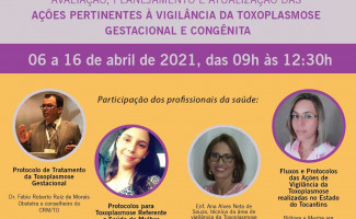 Saúde realiza oficinas sobre toxoplasmose gestacional e congênita