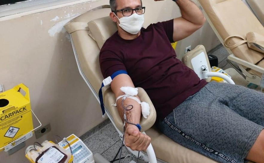 A doação de sangue é um gesto de amor, um ato capaz de salvar vidas.