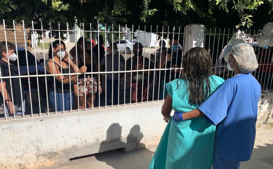 Encontro das mães com os filhos foi momento emocionante do dia